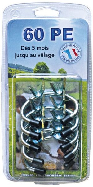 Boîte anneaux antitêtes avec embouts